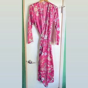Gap Love Floral Satin Robe